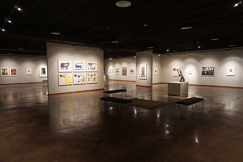 File:Wichita Falls Museum of Art January 2018 1 (Highlights from the Permanent Collection).jpg