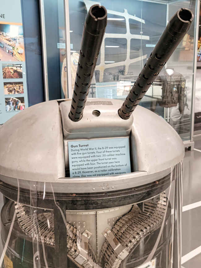 B29 Bottom .50 caliber gun turret