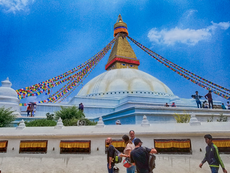 Bauddhanath Stupa in Kathmandu Nepal