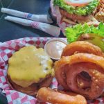 Burgers at betty Bombers Savannah Ga