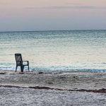 empty chair on beach