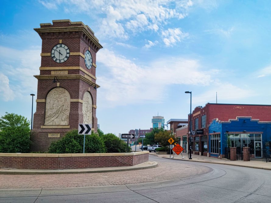 Delano Clock Tower Wichita Kansas