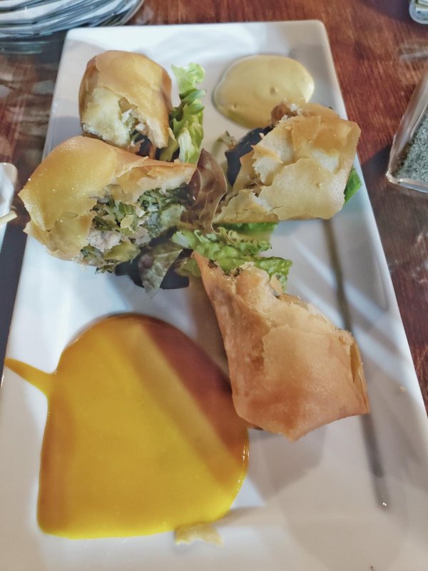 Eggrolls at the pirates House