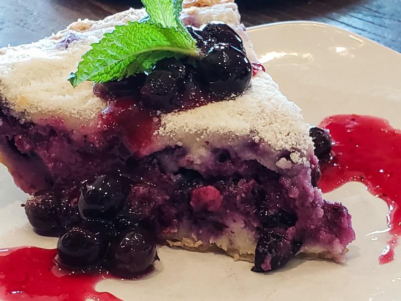 blueberry pie