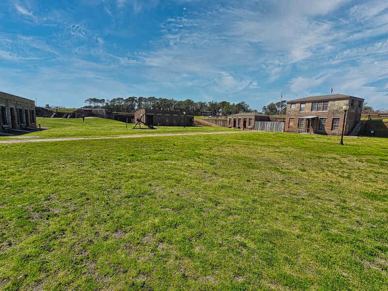 Ft Gaines interior courtyard