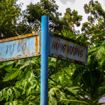 Vietnamese street sign