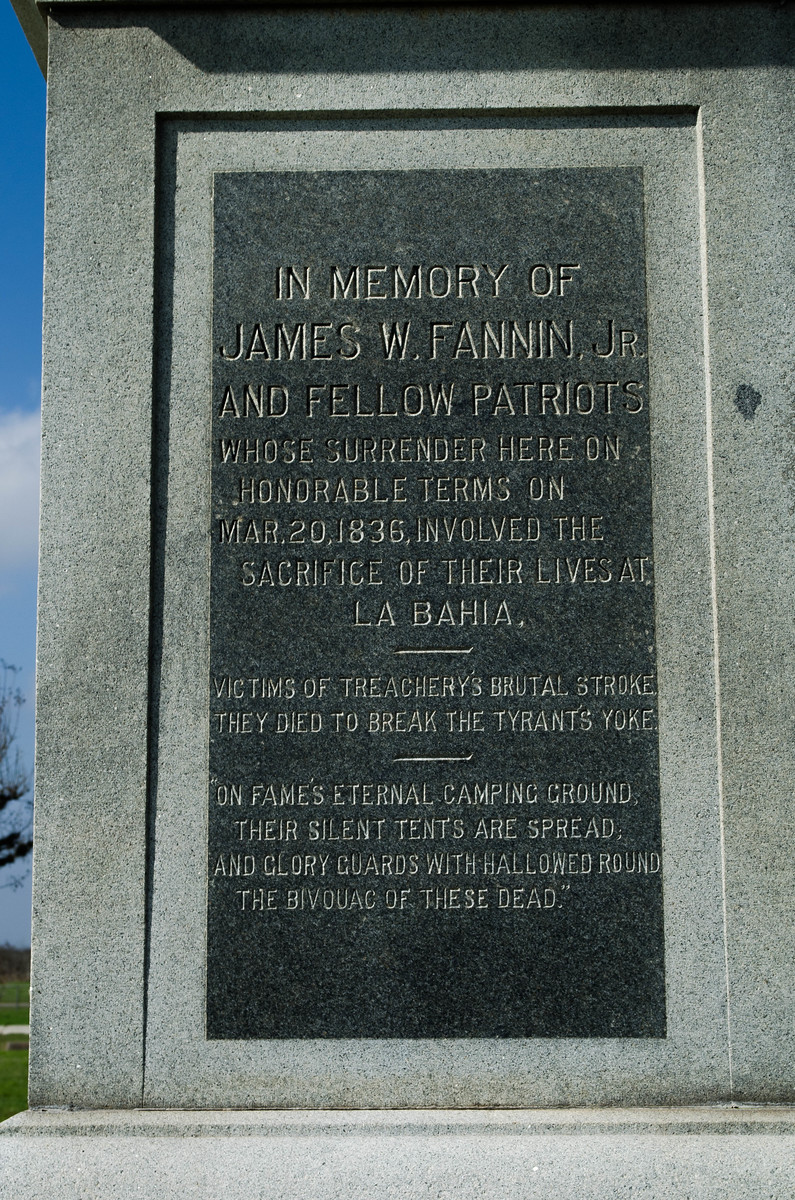 Fannin Battle Monument