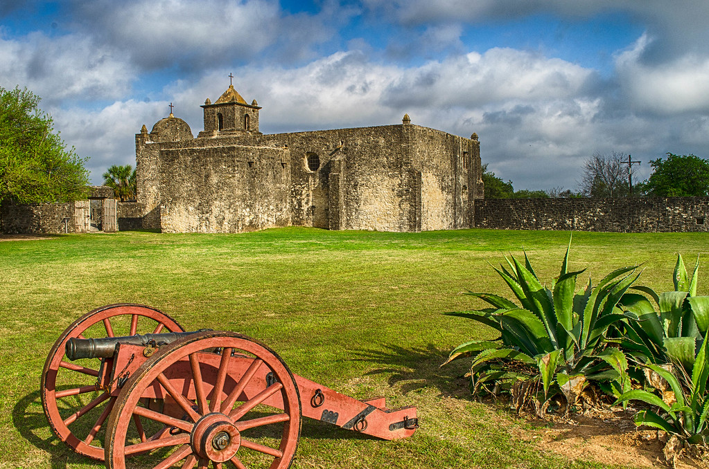 Cannon at Presidio La Bahia Goliad Texas