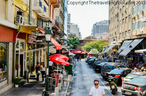Greek Street-Thessaloniki-Greece