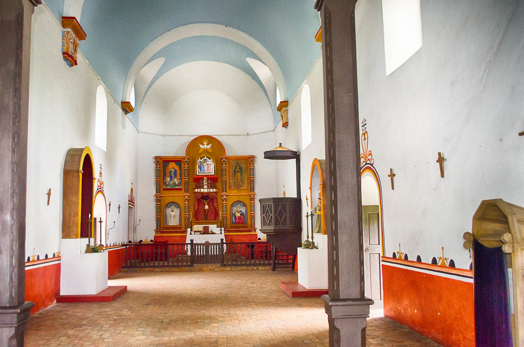 Chapel at Mission Espiritu Santo, Goliad Texas