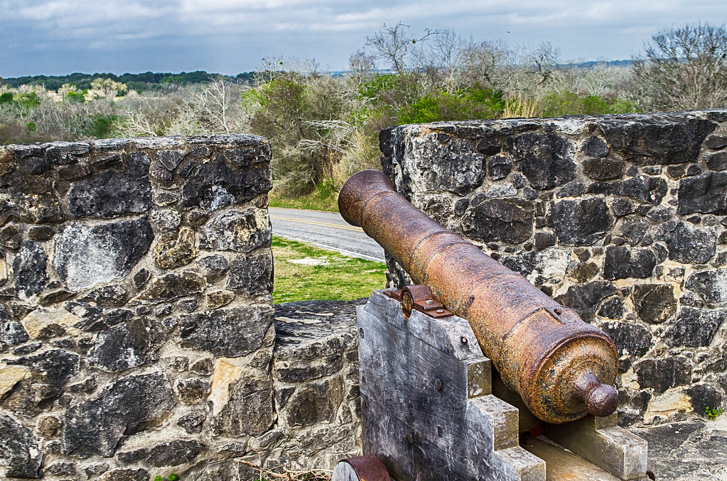 Cannon at Presidio La Bahia Goliad Texas