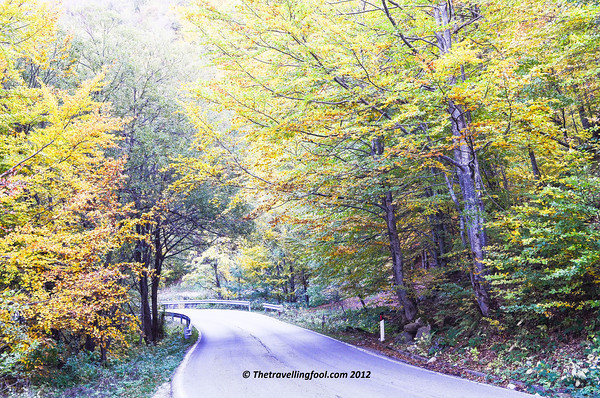 Fall-Country Road-Balkans-Kosovo