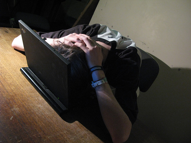 frustrated writer