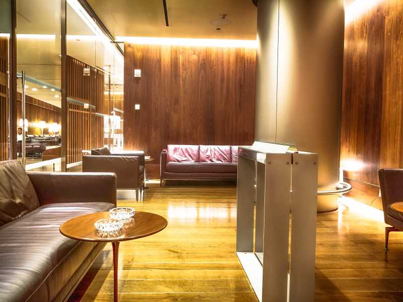 Oryx Lounge at Doha Airport Smoking Area