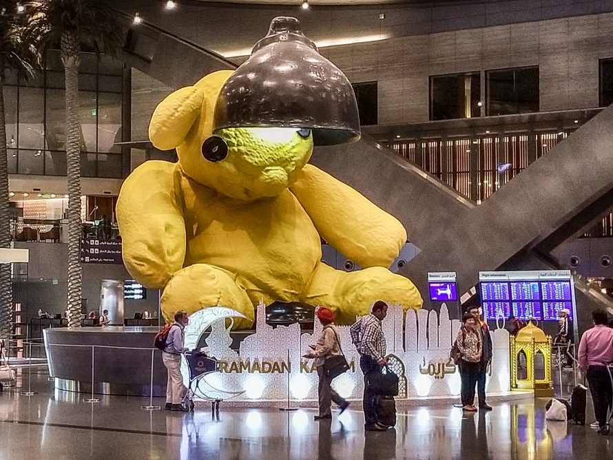 Doha Airport Teddy Bear