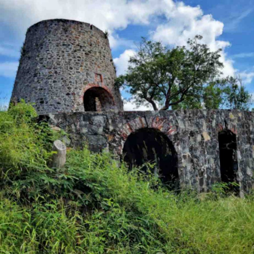 Sugar Mill ruins on St John US Virgin Islands