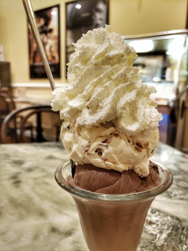 Sundae at Leopolds Ice Cream Savannah Ga