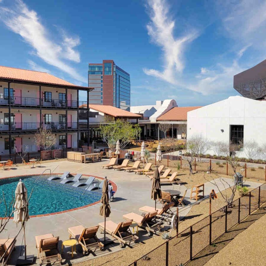 out door pool Texican Court Hotel Irving Texas