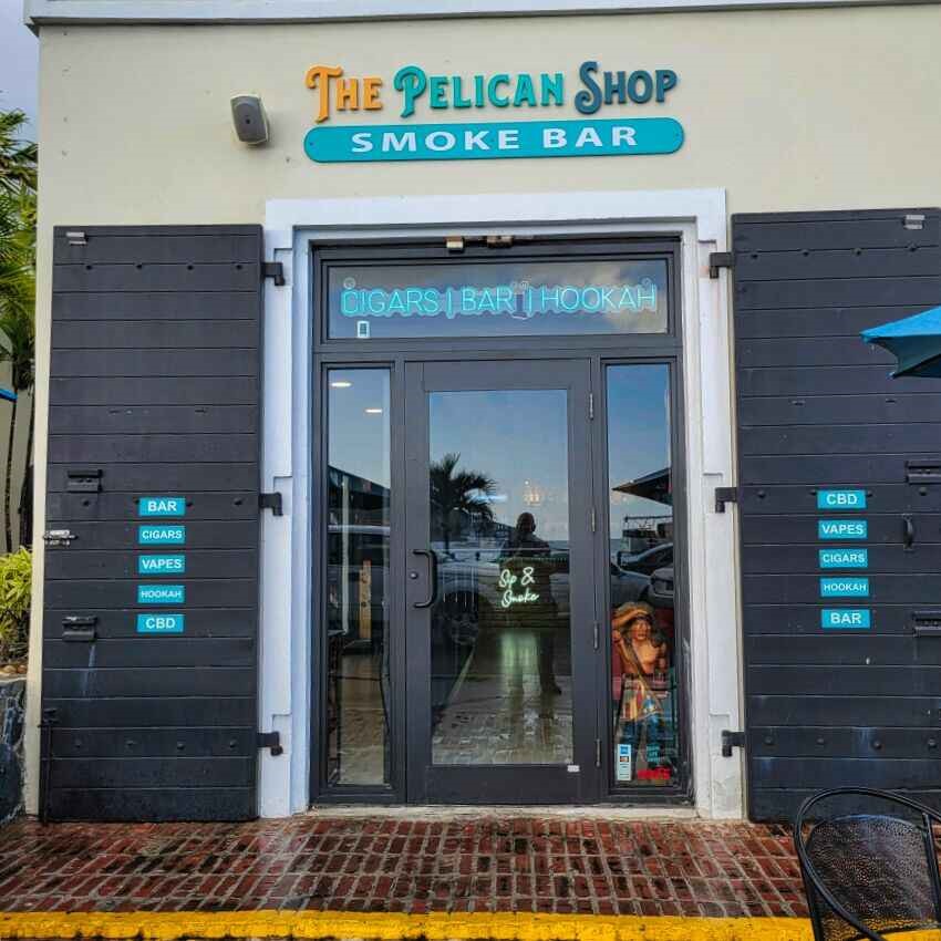 The Pelican Shop Smoke Bar Charlotte Amalie US Virgin Islands