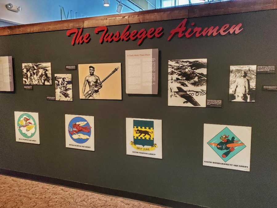 Tuskegee Airmen Display Mighty Eighth Museum